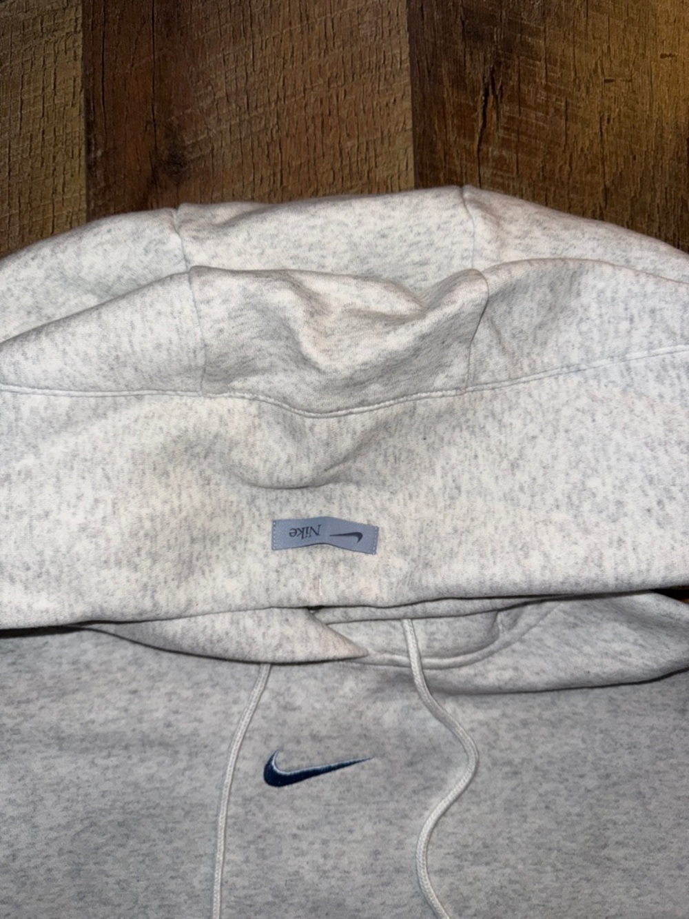 Nike grey pullover hoodie - Picture 3 of 7